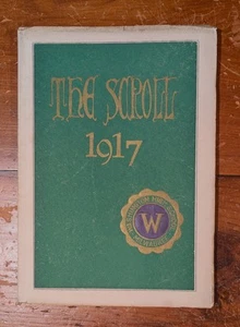 1917 Milwaukee Washington High School Yearbook The Scroll TOP * WWI - Bild 1 von 14