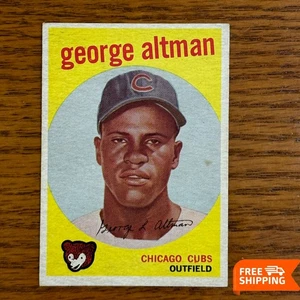 1959 Topps #512 George Altman Chicago Cubs VG-EX - Bild 1 von 2
