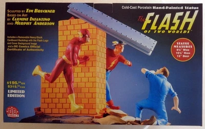 DC FLASH DIRECTO DE DOS MUNDOS Ltd. Edición Estatua #388/1500 - ¡COMO NUEVA! Foto 1 de 4