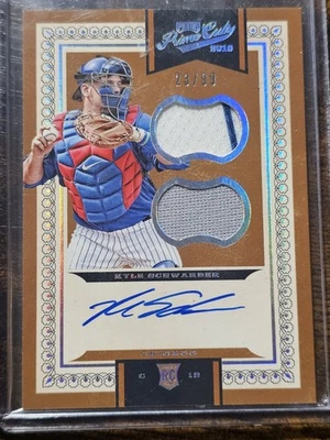2016 Panini Prime Cuts #23 Kyle Schwarber RC Dual Jersey Patch Auto RPA #d 23/99 - Image 1 of 2