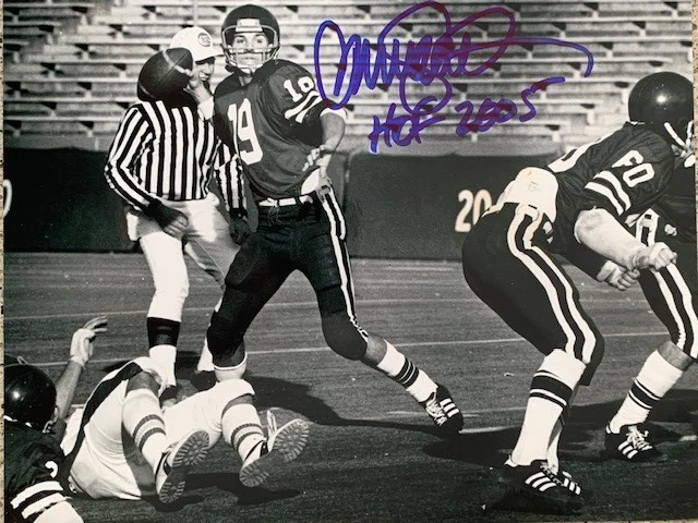 RYNE SANDBERG SIGNED AUTOGRAPHED RARE HIGH SCHOOL FOOTBALL 8X10 CHICAGO CUBS - Изображение 1 из 1