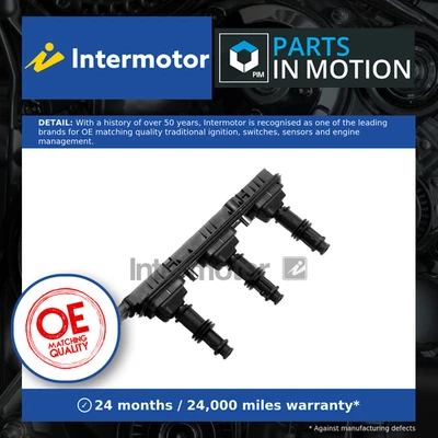 Ignition Coil fits VAUXHALL VECTRA B 2.6 00 to 03 Y26SE Intermotor 1208209 New - Image 1 of 4