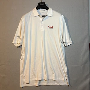 Peter Millar Golf Poloshirt Herren weiß XL Sommer Comfort Tour Championship PGA - Bild 1 von 7