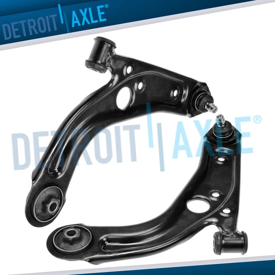 Braços de controle inferiores dianteiros com conjunto de junta esférica para 2012 - 2017 Fiat 500 - Imagem 1 de 4