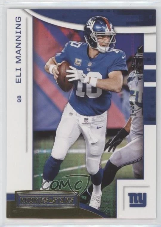 2018 Panini Rookies & Stars Gold /10 Eli Manning #4 - Image 1 of 2