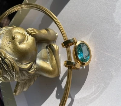 Schmuck Pierre Lang  wunderschöner  Anhänger gold - türkis  Luxus Edel w. Neu  - Bild 1 von 3