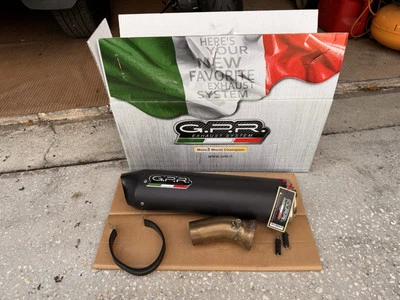 Escape GPR BMW K1300S K1300R 2009-2014 Slip-On DB Killer Link Pipe Furore Nero Foto 1 de 4