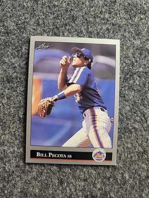 1992 Leaf - #244 Bill Pecota P - Image 1 of 2