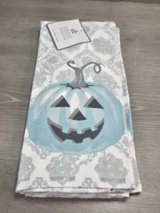 Deborah Connolly Designs 2 Küchentücher Kürbisse 100 % Baumwolle Neu mit Etikett - Bild 1 von 2