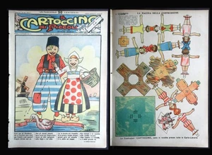 CARTOCCINO dei PICCOLI 121 1932 cut out paper tipo soldatini di carta - Picture 1 of 6