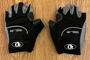 Pearl Izumi Gloves Half Finger Medium Men’s  Black & Grey Cycling Gel Lite - Picture 1 of 5