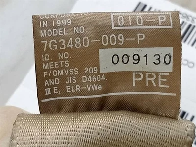 Used Front Right Seat Belt Front fits: 2000 Lexus GS300 bucket passenger retract Foto 1 de 4