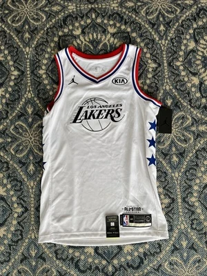 New With Tags! NBA All Star Game LeBron James White LA Lakers Jersey Size Small - Image 1 of 4