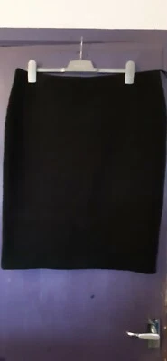 LAURA ASHLEY STRETCH BLACK SHORT SKIRT SIZE 18 BNWT - Image 1 of 3
