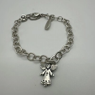 "James Avery retirado plata de ley 925 con 2 dijes 6""" Foto 1 de 4