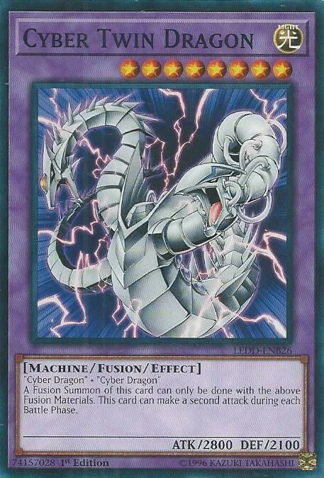 Yugioh Cyber Twin Dragon - 1st Edition - NM+ Card - Image 1 of 1