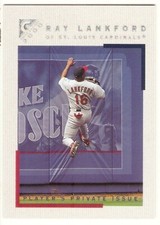 RAY LANKFORD SERIAL /250 2000 TOPPS GALLERY PLAYER'S PRIVATE ISSUE 12 CARDINALS