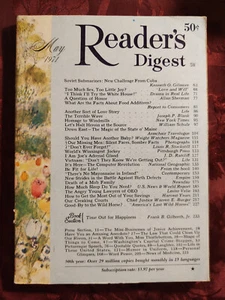 Readers Digest May 1971 Allan Sherman Vietnam MIA Bill Shoemaker Kenneth Gilmore - Foto 1 di 1