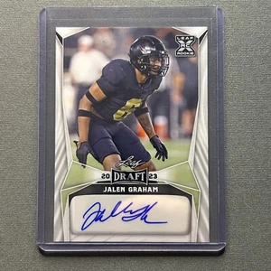 Borrador de hojas 2023 - Autógrafos Jalen Graham #BA-JG1 (AU, RC) - Imagen 1 de 2