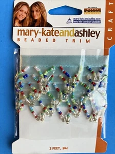 Artesanía de costura de colección Mary Kate y Ashley con cuentas Y2K NUEVO stock antiguo - Imagen 1 de 4