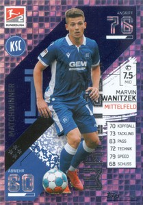 Topps MatchAttax Bundesliga 21/22 | #424 | Marvin Wanitzek