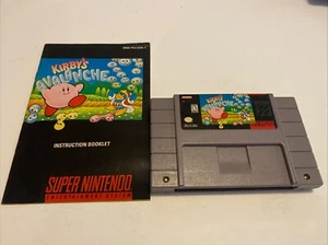 Kirby's Avalanche (Super Nintendo, 1995) Authentic Tested With Manual - Picture 1 of 5