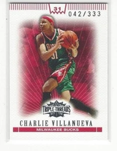 2007-08 Topps Triple Threads Baloncesto Individuales - Serie Numerada/333 - Imagen 1 de 4