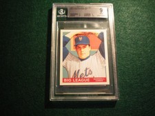 TOM SEAVER 2007 UPPER DECK GOUDEY SP #221 GRADED CARD MINT 9 