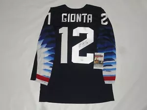 BRIAN GIONTA SIGNED 2018 OLYMPICS TEAM USA HOCKEY JERSEY LICENSED JSA COA - Picture 1 of 3