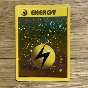 Pokemon League 2002 Lightning Energy Promo Cosmos Holo - Energize Your Game