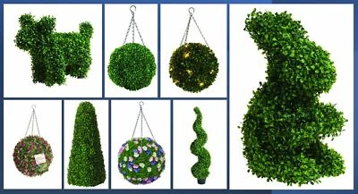 Topiary Balls, Trees, Dogs, Rabbits & More - Huge Artificial Range, Multi Buy - Image 1 of 4