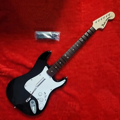 ps4 ROCK BAND FENDER STRATOCASTER Wireless GUITAR Controller ONLY Rockband - Image 1 of 4