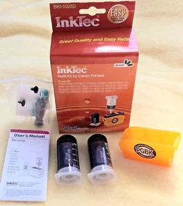 Inktec BKI-5025D schwarz Nachfüllset Canon Pixma iP4800/iP4810/iP4820/iP4840 - Bild 1 von 3