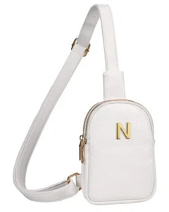 Initial Cross Body Fanny Packs for Women Cute Sling Purse for Teen Girls Hand... - Picture 1 of 6