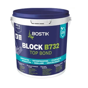 Bostik Block B732 Top Bond Bitumenkaltkleber 800g Dose Bitumenklebemasse - Bild 1 von 3