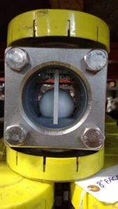 2" Ball Check Valve/Sight Flow Combo PFA Teflon Lined Stainless Swiss Fluid #SBC - Picture 1 of 3