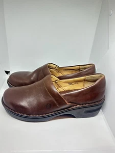 Born Shoes Size 10M Brown Womens Slip On Nursing Professional Style W21054 - Picture 1 of 9