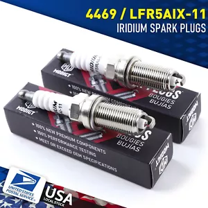 4x 4469 Iridium IX Spark Plugs LFR5AIX11 For NGK Hyundai Nissan Infiniti Yamaha - Picture 1 of 21