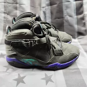 Air Jordan 8.0 Aqua Schwarz Lila 467807-009 Herren Größe 10 Turnschuhe/Schuhe - Bild 1 von 8
