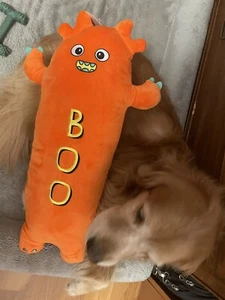 Monster Dog Toy with Squeaker Giant Plush 24 Inches BNWT Halloween Boo SHIP FAST - Picture 1 of 3
