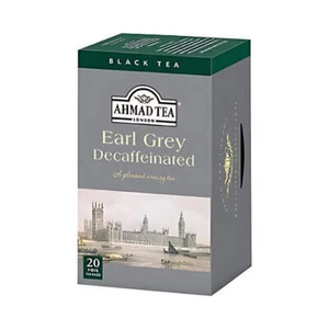 Ahmad Decaffeinated Earl Grey Black Tea 20 foil tea bags - Picture 1 of 2