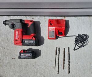 Milwaukee 2712-20 Fuel M18 SDS + 1" Rotary Hammer Drill W/ Accessories 