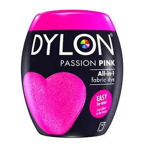 DYLON Textilfarbe Passion Pink Farbe & Fixierer für 600g Stoff fabric dye rosa - Bild 1 von 1