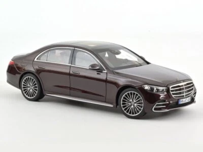 MB Mercedes Benz S Class AMG Line - 2021 - burgundy metallic - NOREV 1:18 - Immagine 1 di 4