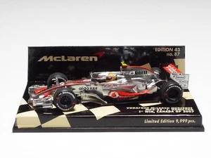 MINICHAMPS 1:43 MCLAREN MERCEDES MP4-22 L. HAMILTON 1° WIN CANADA GP 2007 #87 - Foto 1 di 4