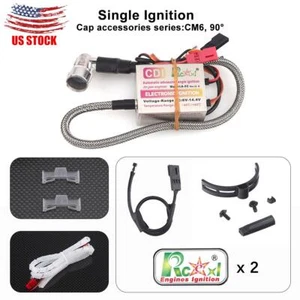 1PC NGK CM6 10mm 90° Spark DA DLE 6-14.4V Rcexl Automatic Single Ignition CDI - Picture 1 of 8