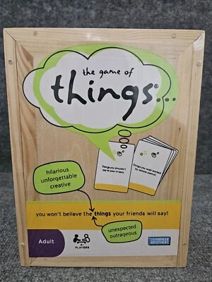 Hasbro Parker Brothers O Jogo das Coisas em Caixa de Madeira Edição Adulta - Imagem 1 de 3