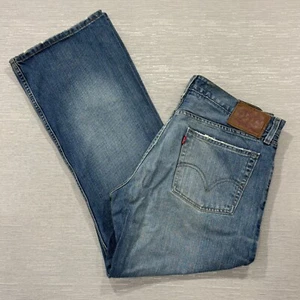 Vintage Levis 527 Jeans Low Boot Cut Herren 36x30 Blau Denim Straight Fit Bootcut - Bild 1 von 19
