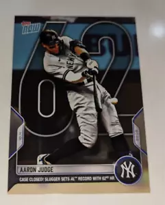 Aaron Judge 2022 Topps Now AL Record 62nd HR Home Runs Case Closed! #1012 - Picture 1 of 4