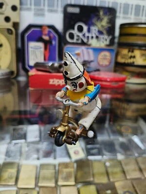 Noddy игрушка винтажный / антикварный сделано в Англии клоун езды велосипед литой / чугун - Изображение 1 из 4